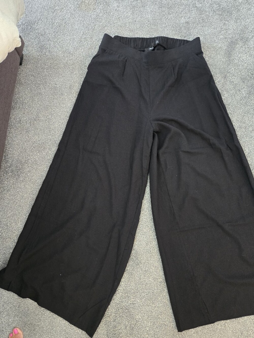 torrid Black Wide Leg Pull-On Pants